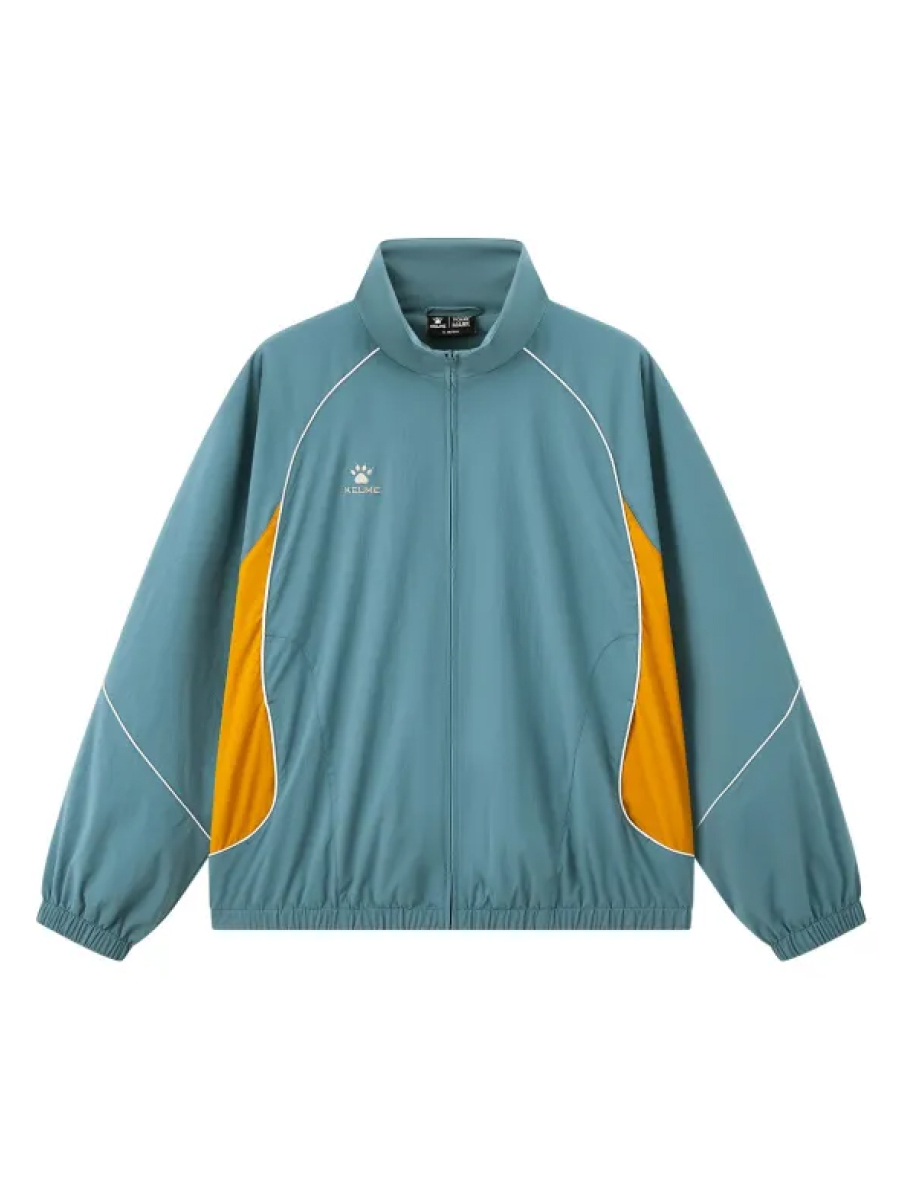 Ветровка KELME Stand-up Collar Woven Coat Teal
