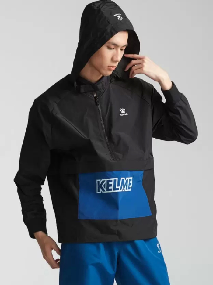 Анорак KELME Half Cardigan Sweater Black