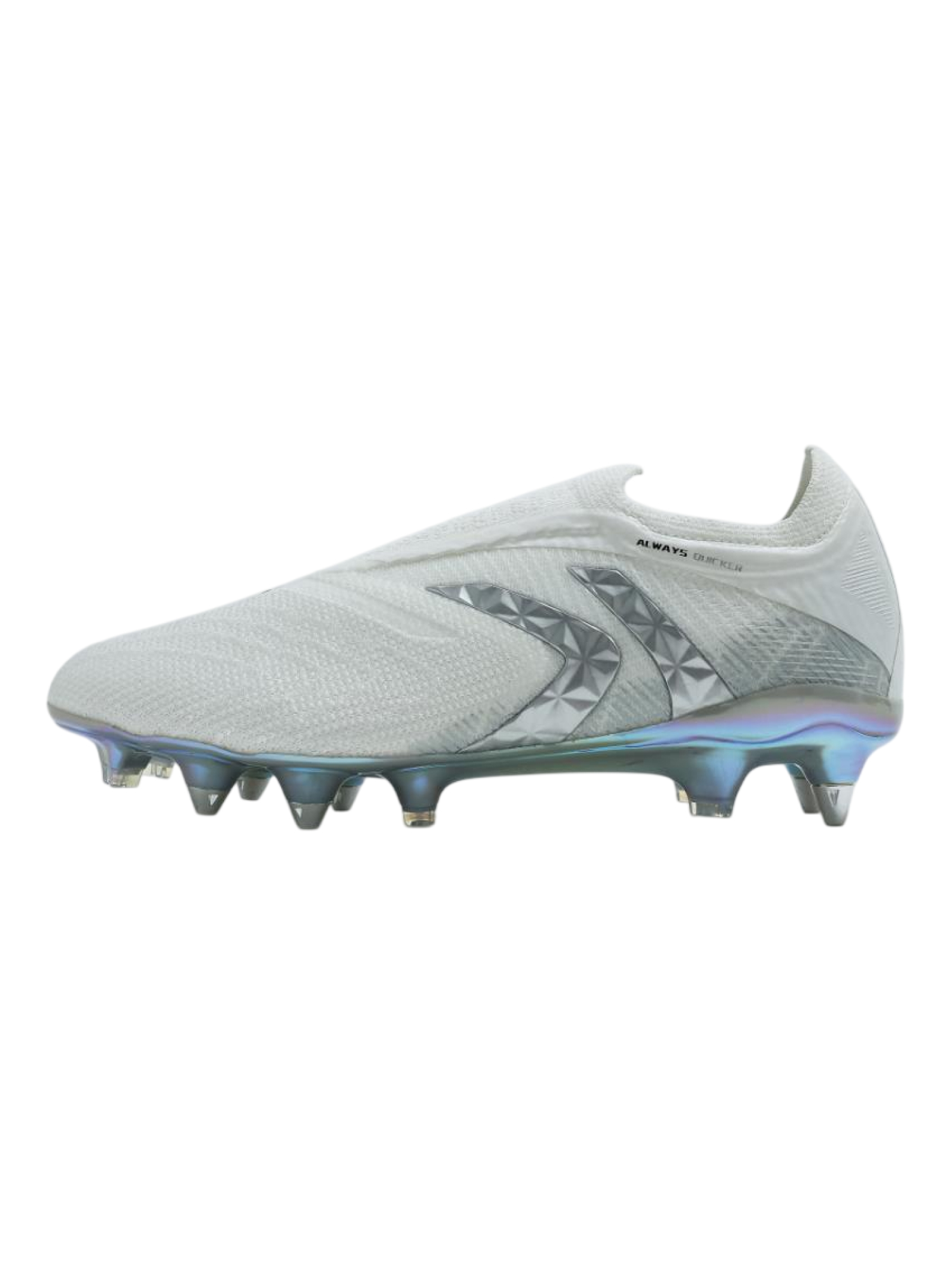 Бутсы KELME Men's Soccer Cleats (SG) (White/Silver)