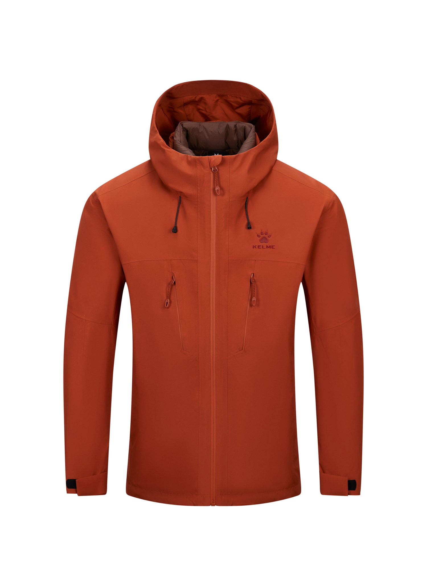 Демисезонная куртка KELME Waterproof Jacket (Down Liner) Orange