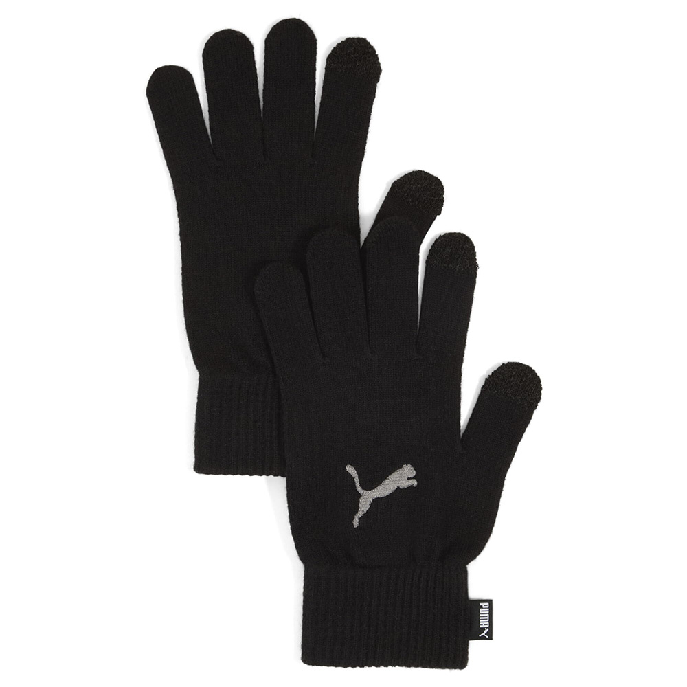 Перчатки PUMA ESS gloves, 04218501,р.M, вискоза, полиэстер, нейлон, эластан, акрил, метал.нить, черн