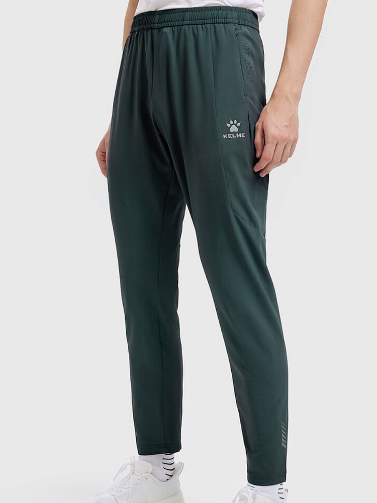 Брюки KELME Woven Straight-Leg Trousers (Grey/Dark Grey)