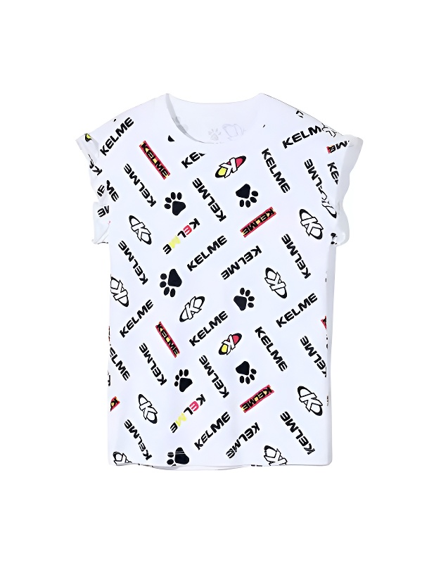 Детская майка KELME Girls Short Sleeve T-Shirt White