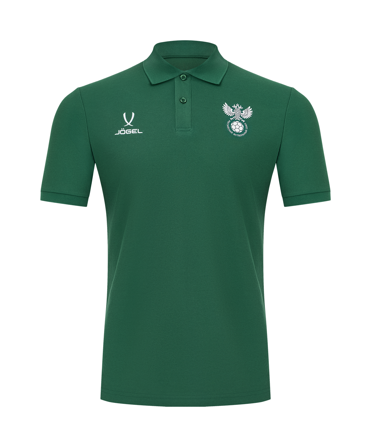 Поло пике JOGEL Essentials PerFormDRY CVC Polo, темно-зеленый