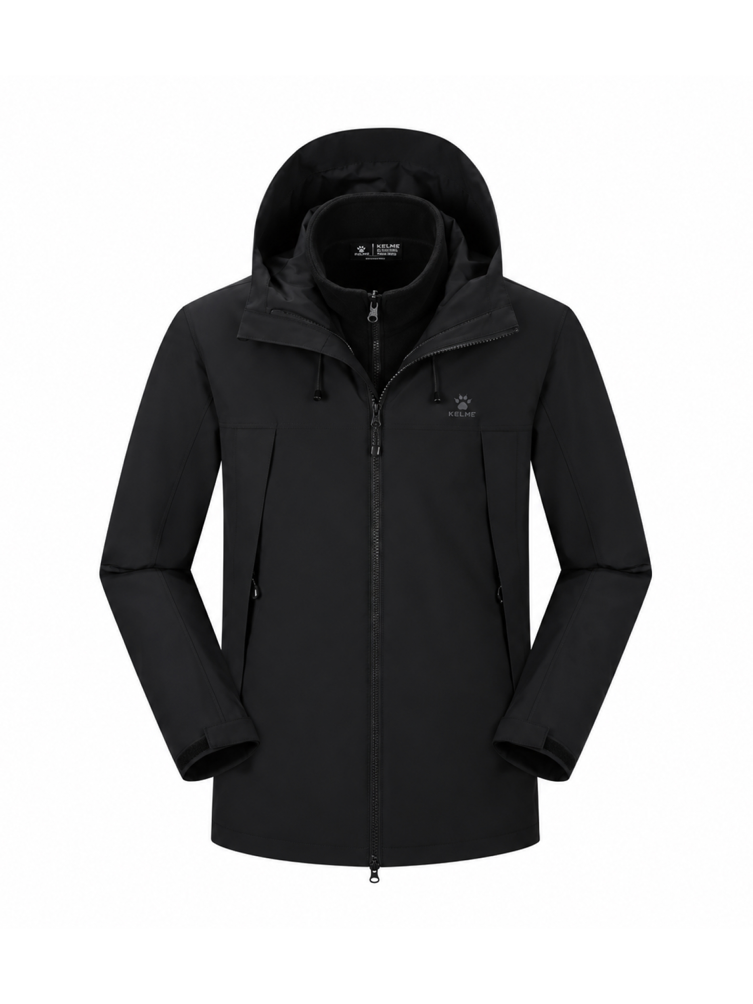 Демисезонная куртка KELME Three-in-one Woven Jacket Black