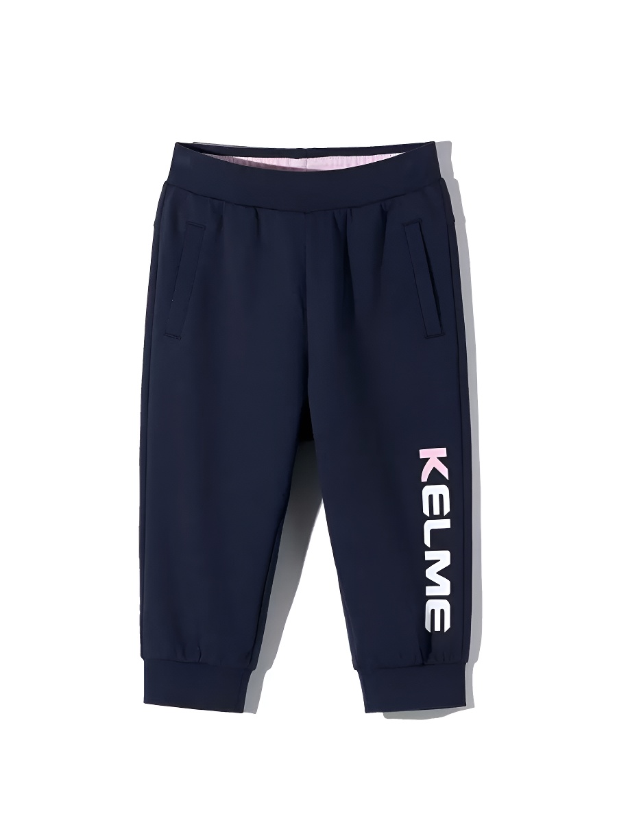 Детские бриджи KELME Girl's Knitted Cropped Trousers Dark Blue