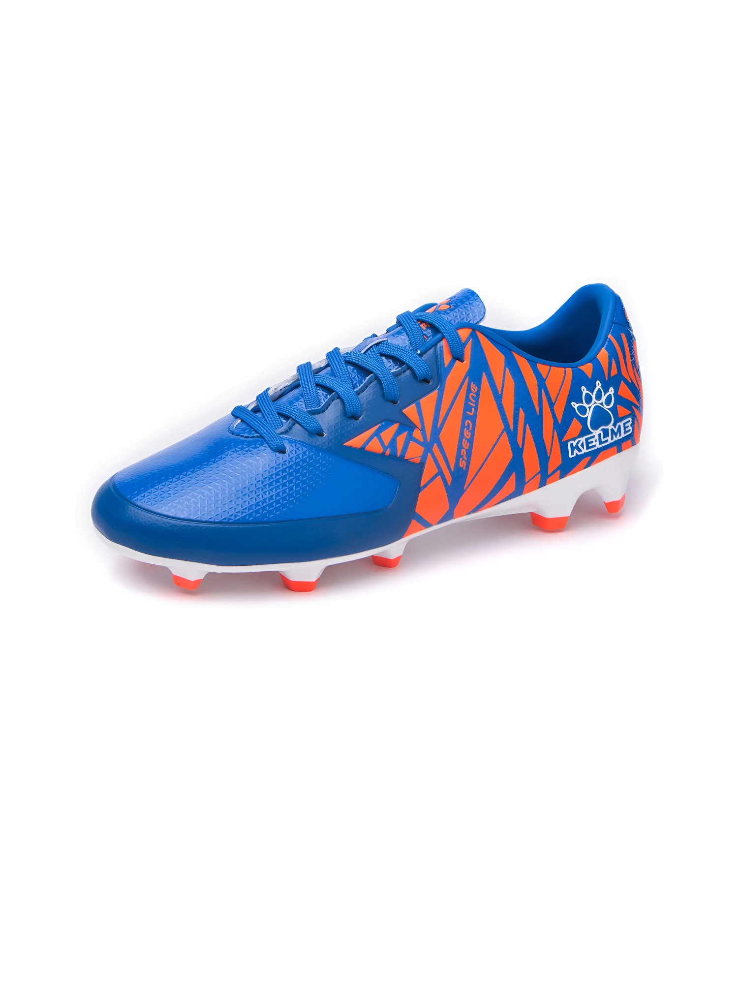 Детские бутсы KELME Kid Soccer Shoes (AG) (Blue/Orange)