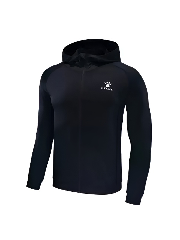 Толстовка KELME Men's Training Hooded Cardigan Black