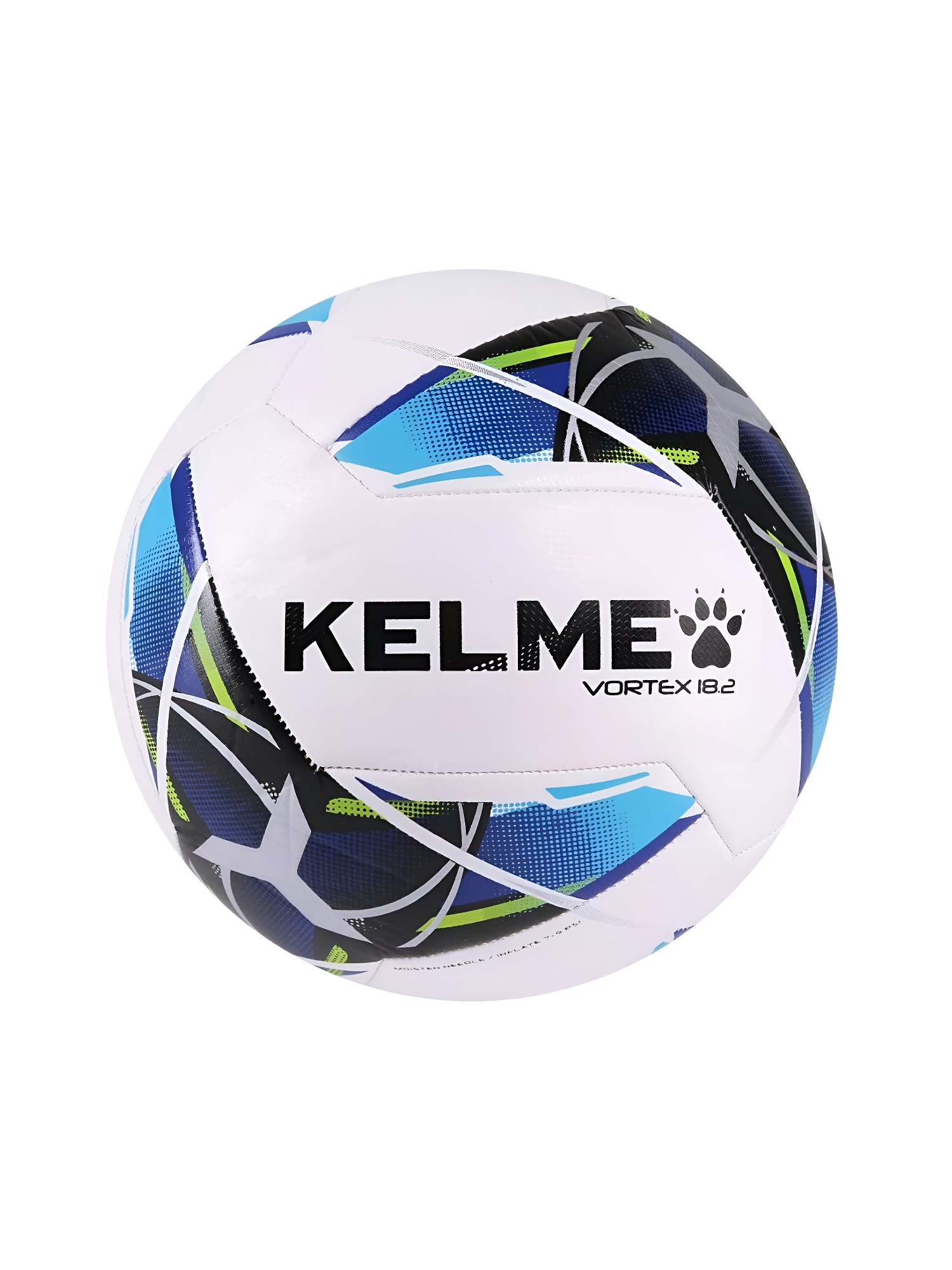 Мяч футбольный KELME Vortex 18.2, Pro (10 Panels) (White/Blue)