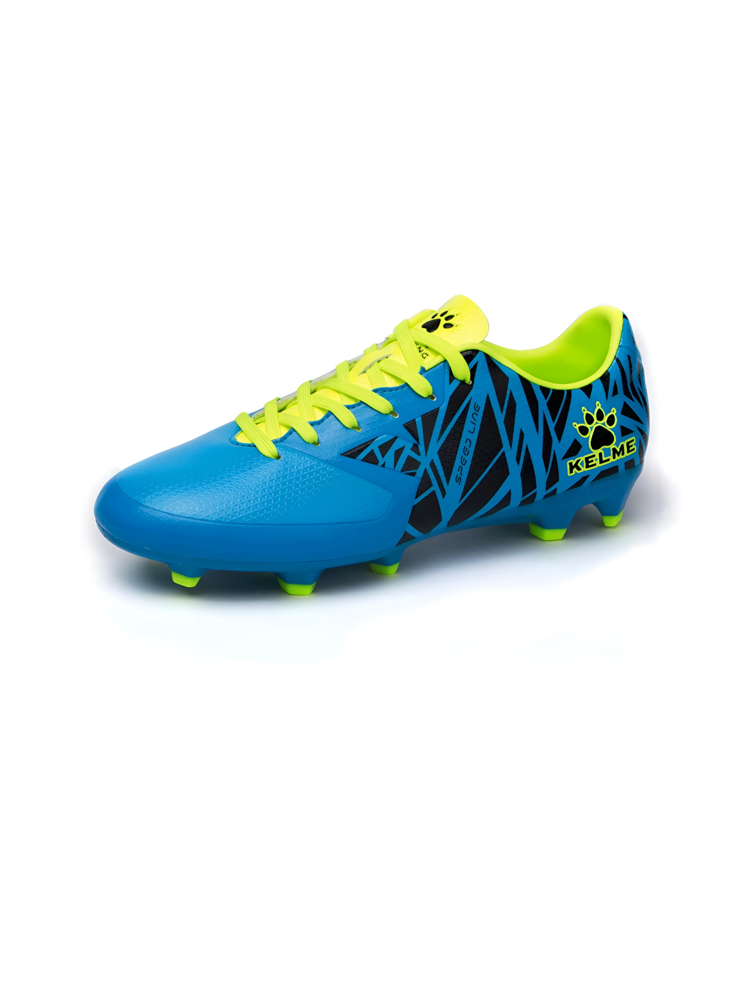 Детские бутсы KELME Kid Soccer Shoes (AG) (Light Blue/Black)
