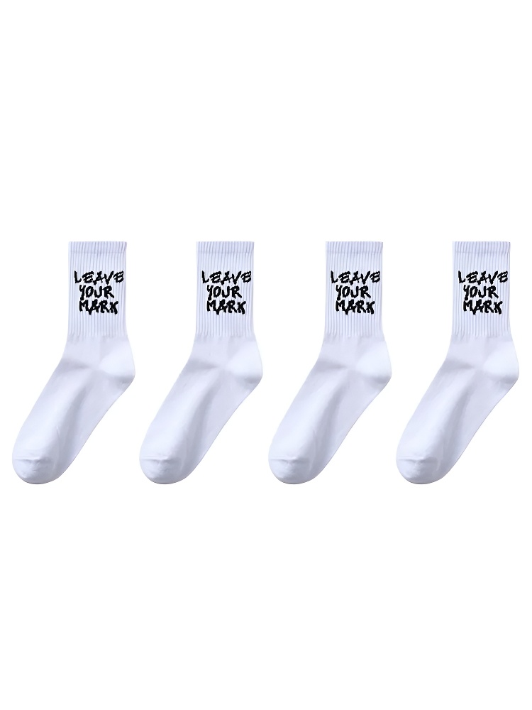 Носки (4 пары) KELME Casual Socks (Pack Of 4 Pairs) White