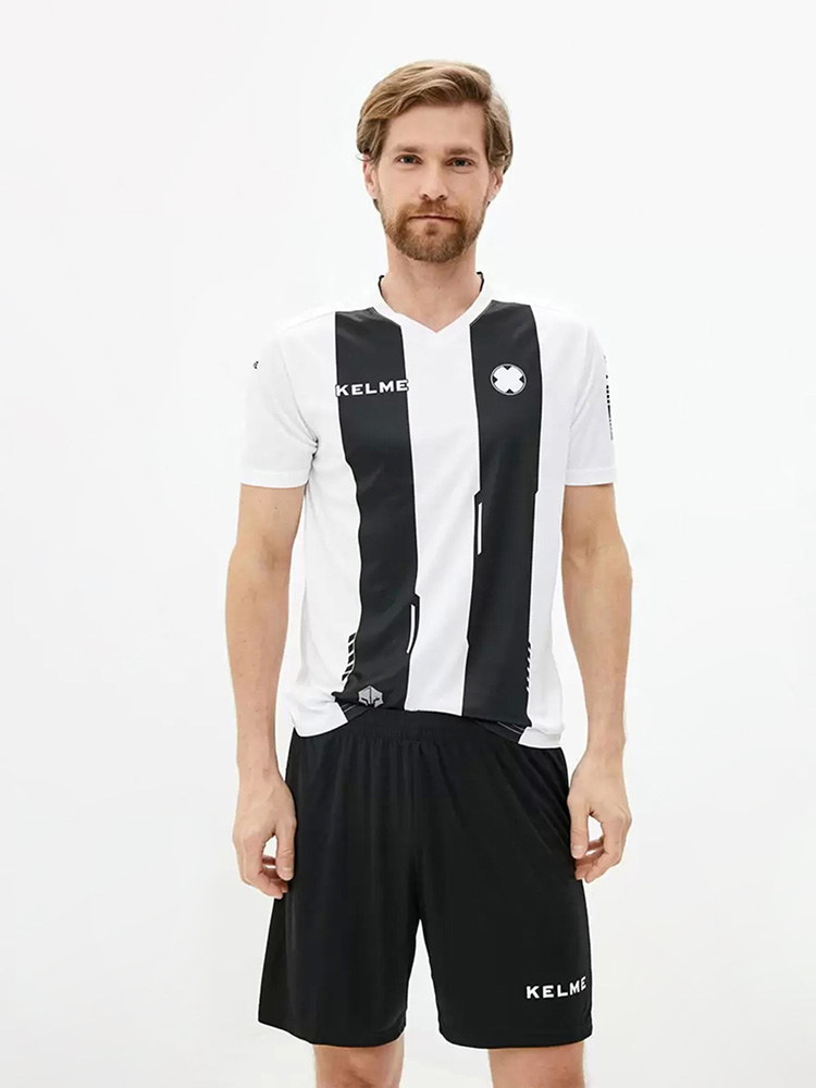 Футбольная форма KELME S/S Football Set (White/Black)