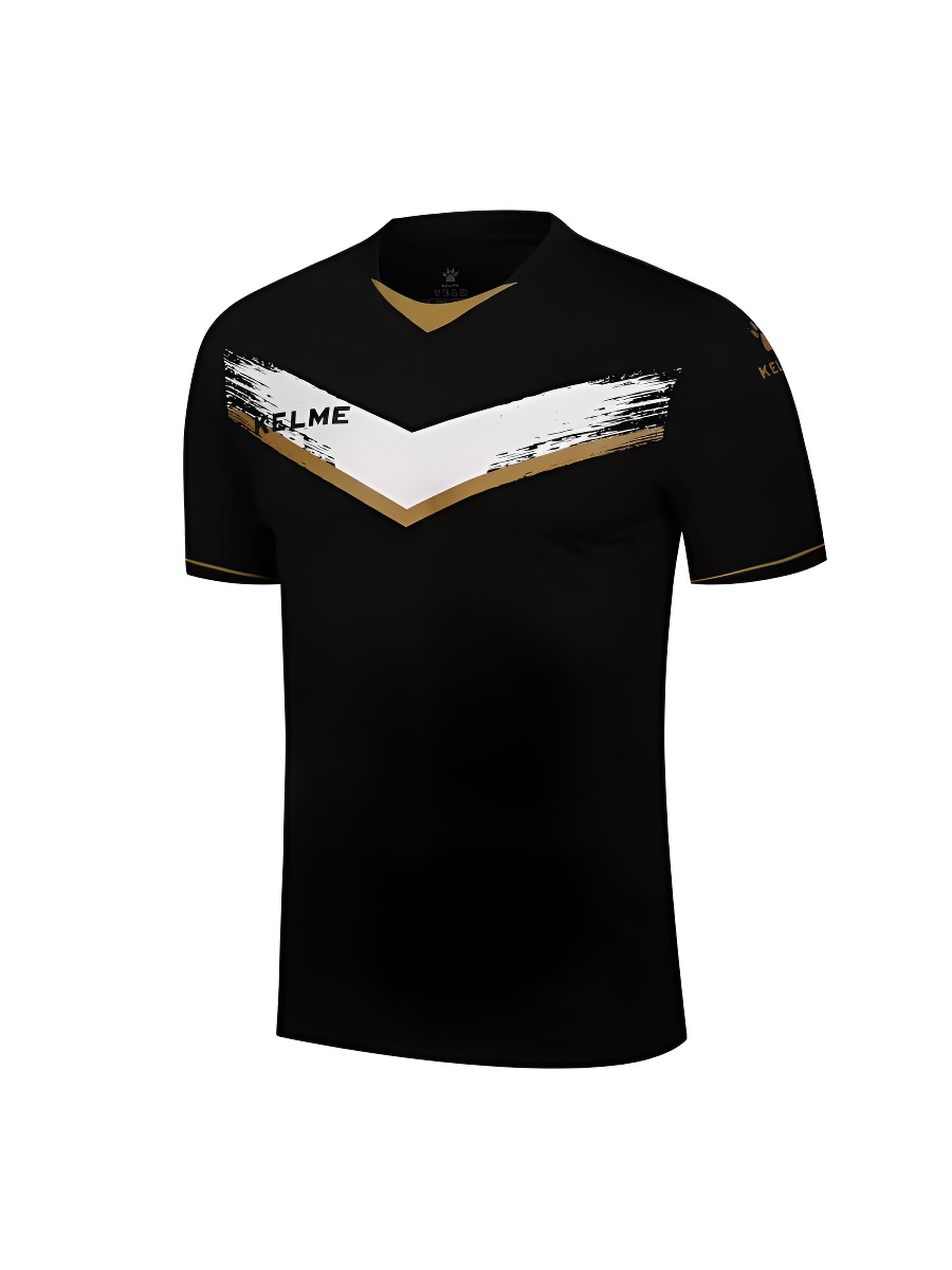 Детская футболка KELME Short Sleeve Football Shirt Kid Black