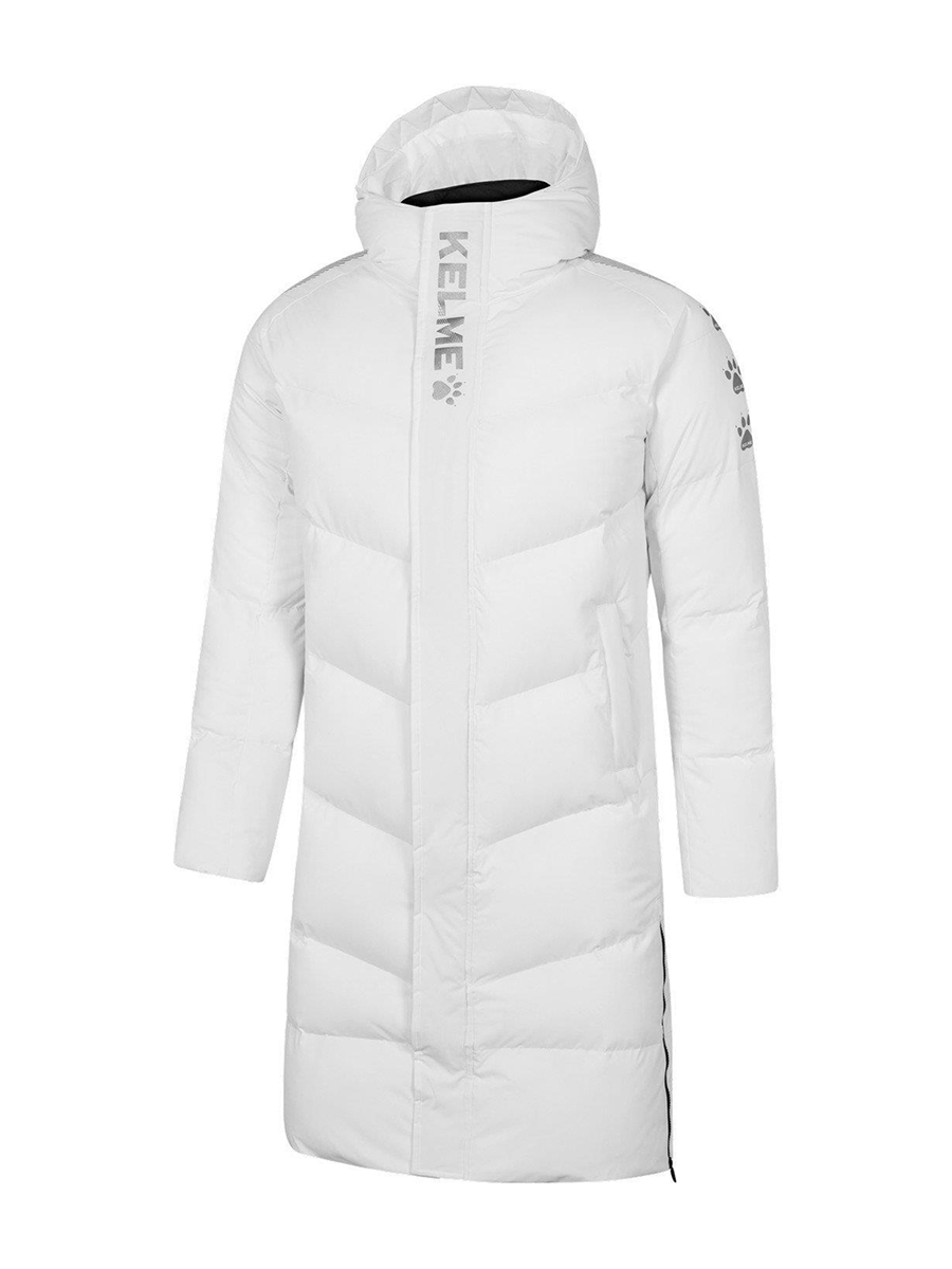 Пуховик KELME Hooded Long Jacket White