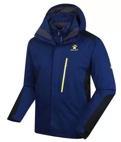Куртка утепленная KELME Men's Jacket (Two-Piece Suit) Dark Blue