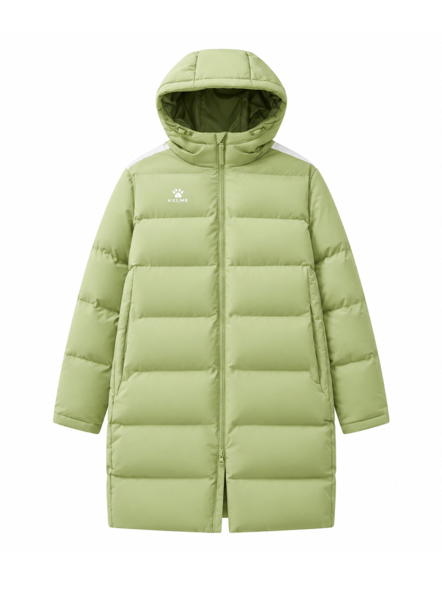Детский пуховик KELME Children'S Long Cotton Coat Green