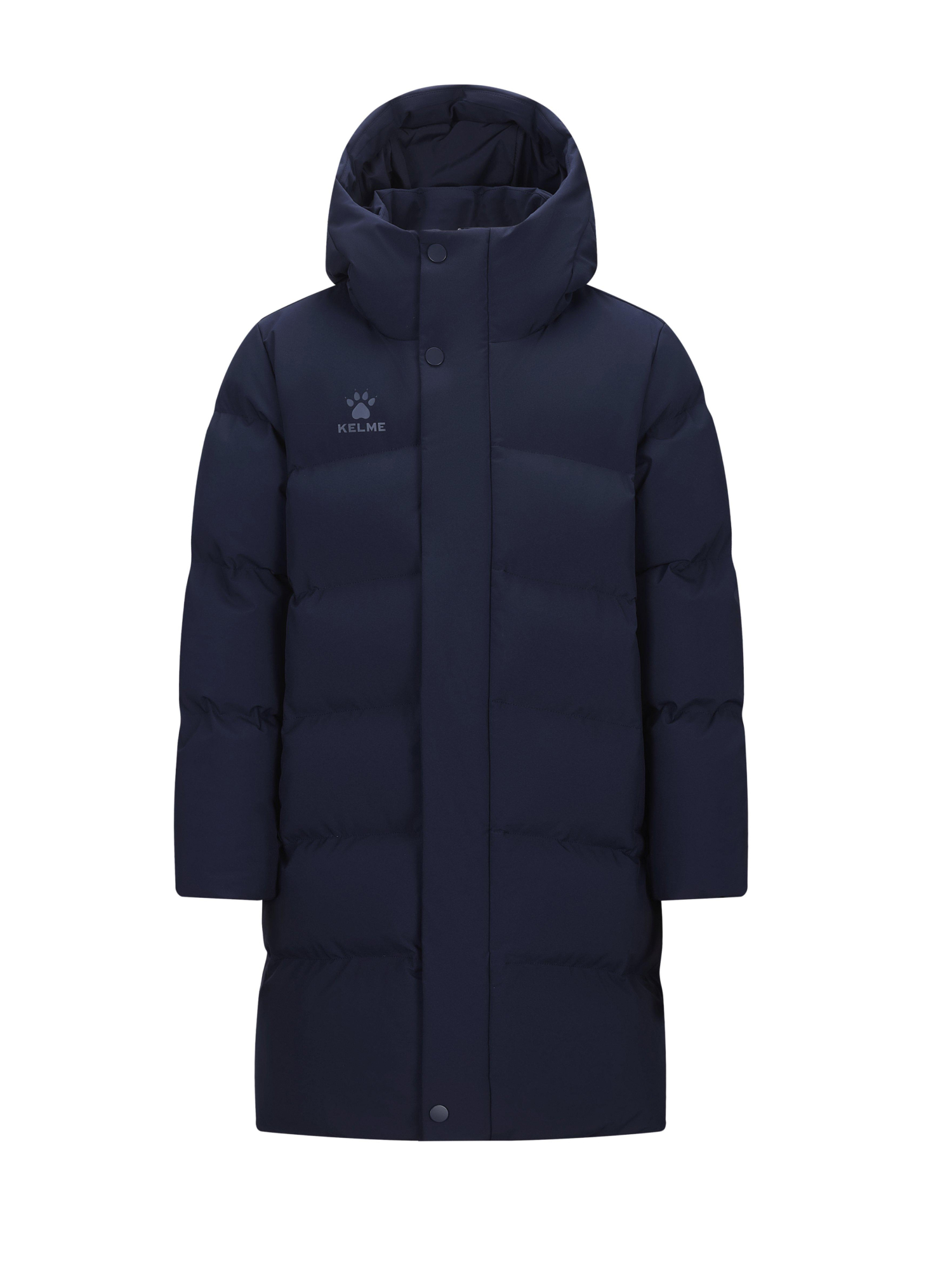 Детский пуховик KELME Children's Long Cotton Coat Dark Blue