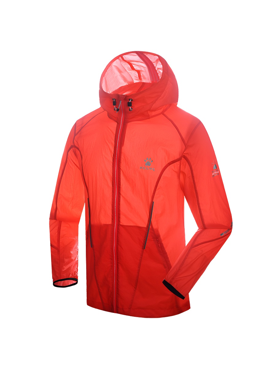 Дождевик KELME Men's Colorful Free Jacket Red