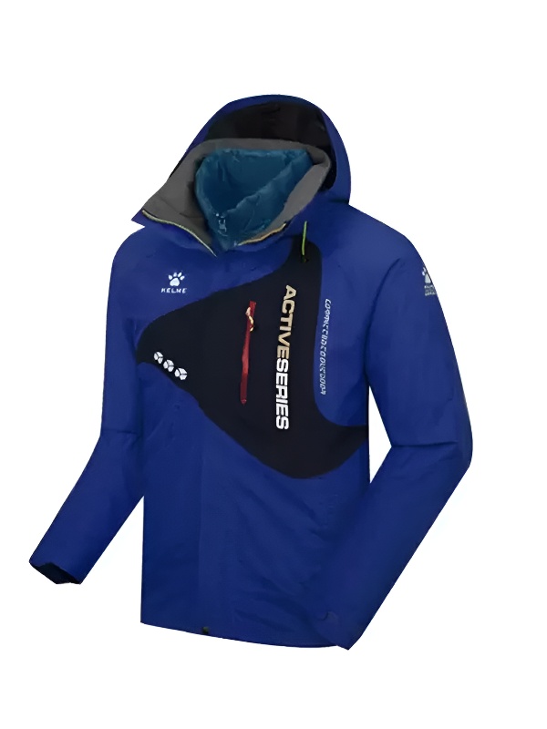 Куртка утепленная KELME Men's Jacket (Two-Piece Suit) Blue