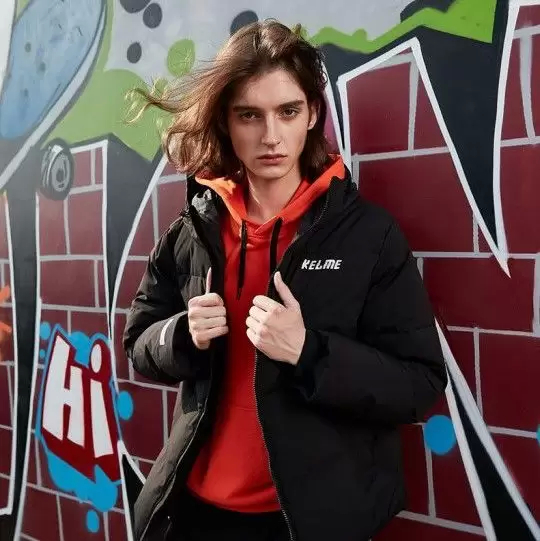 Пуховик KELME Men's Down Jacket Black