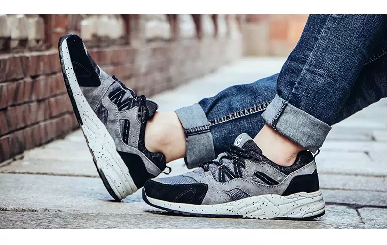 Кроссовки KELME Men's Vintage Casual Shoes (Grey/Black)