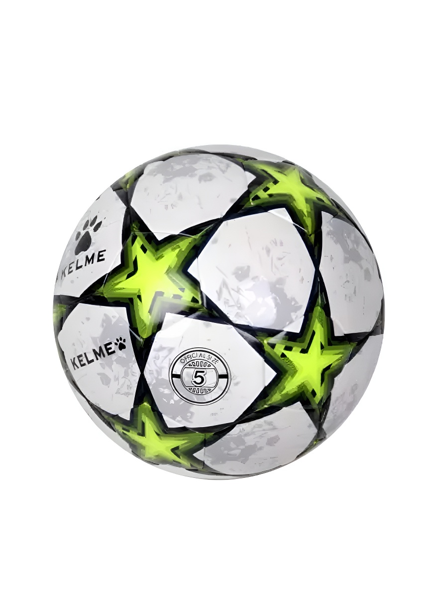 Мяч футбольный KELME Soccer Ball (32 Panels) (White/Light Green)