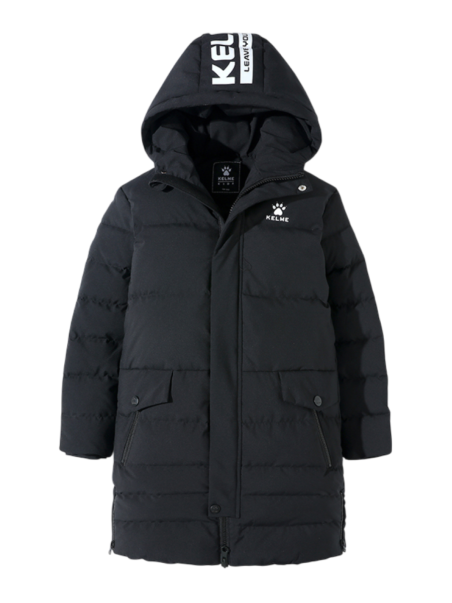 Детский пуховик KELME Boy's Mid-Length Down Jacket Black