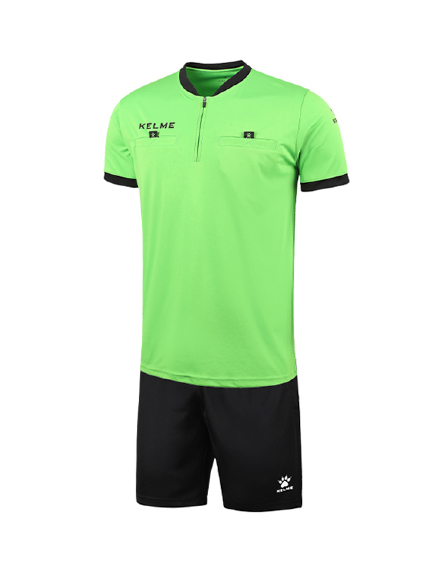 Судейская форма KELME Football Referee Suit (Light Green/Black)