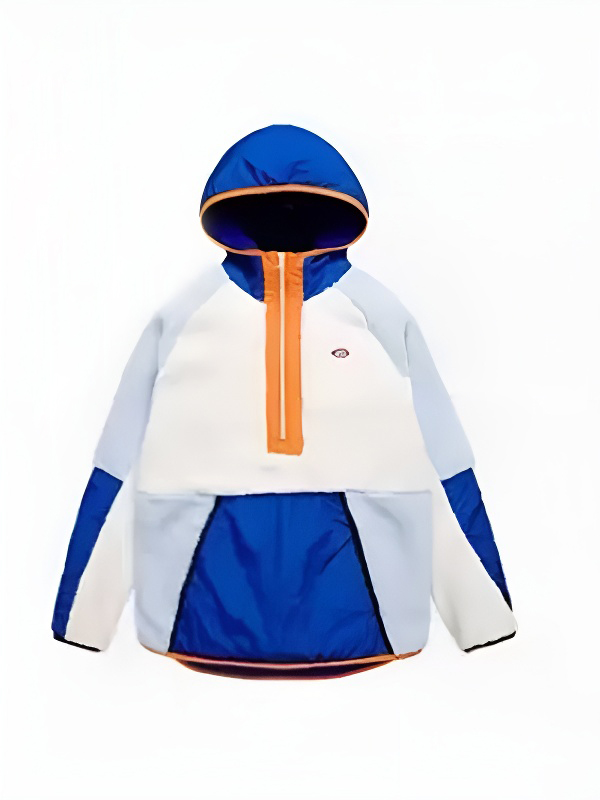 Худи KELME Half Cardigan Sweater (Blue/White)