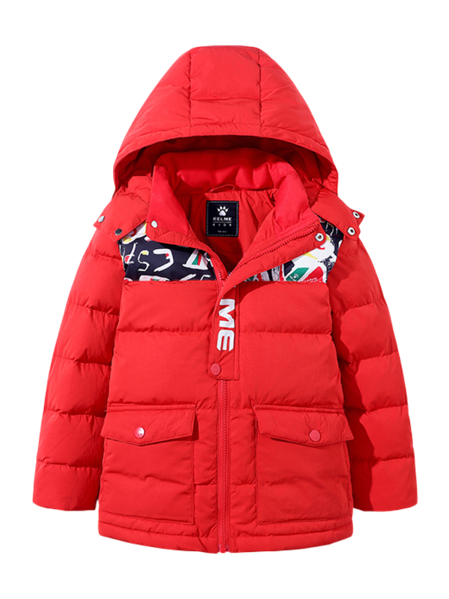 Детский пуховик KELME Boy's Down Jacket Red