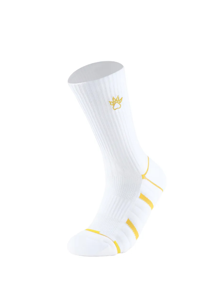 Носки KELME Thigh-high Athletic Socks White/Yellow