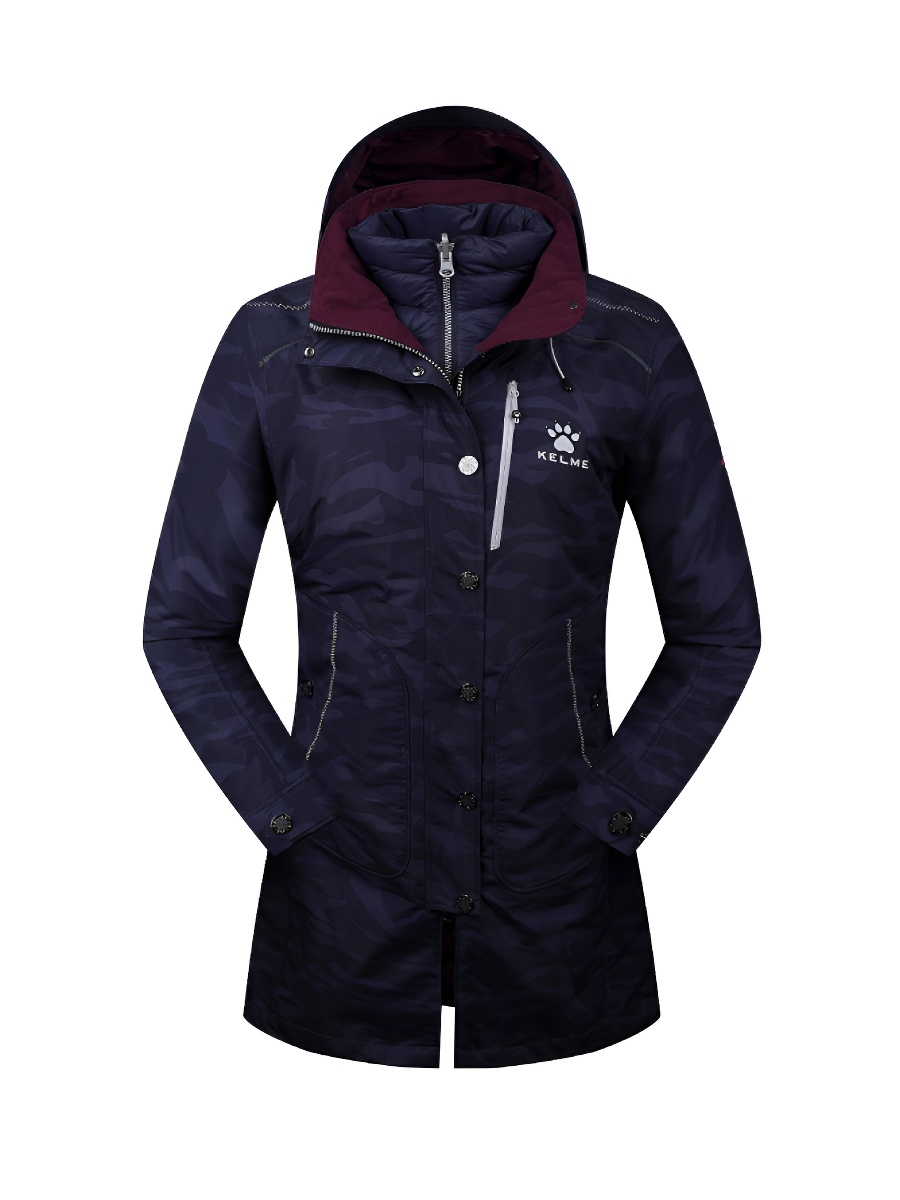 Куртка утепленная KELME Female Jacket (two-piece suit) Red