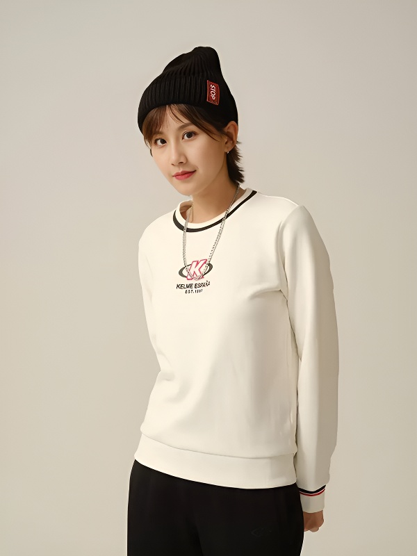 Свитшот KELME Round Neck Sweater White
