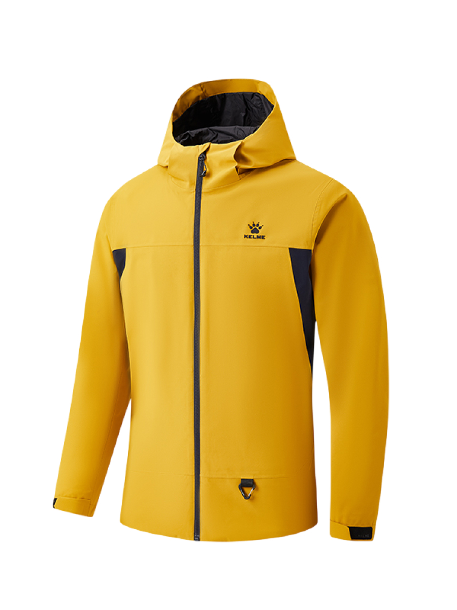 Демисезонная куртка KELME Hooded Woven Jacket Yellow