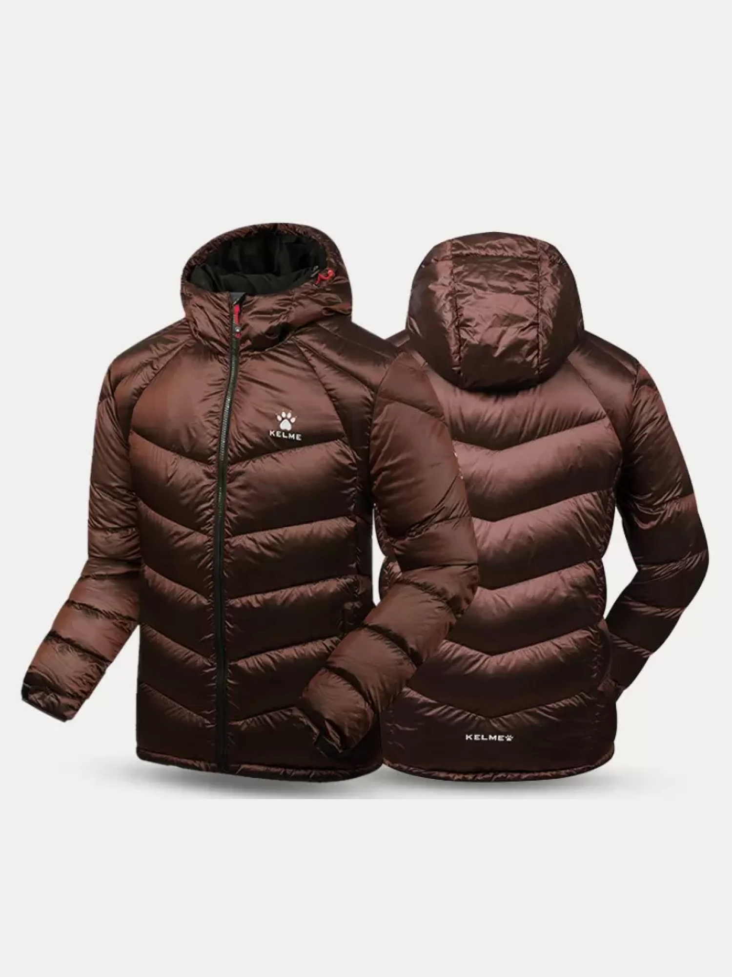 Пуховик KELME Men's Down Jacket Brown