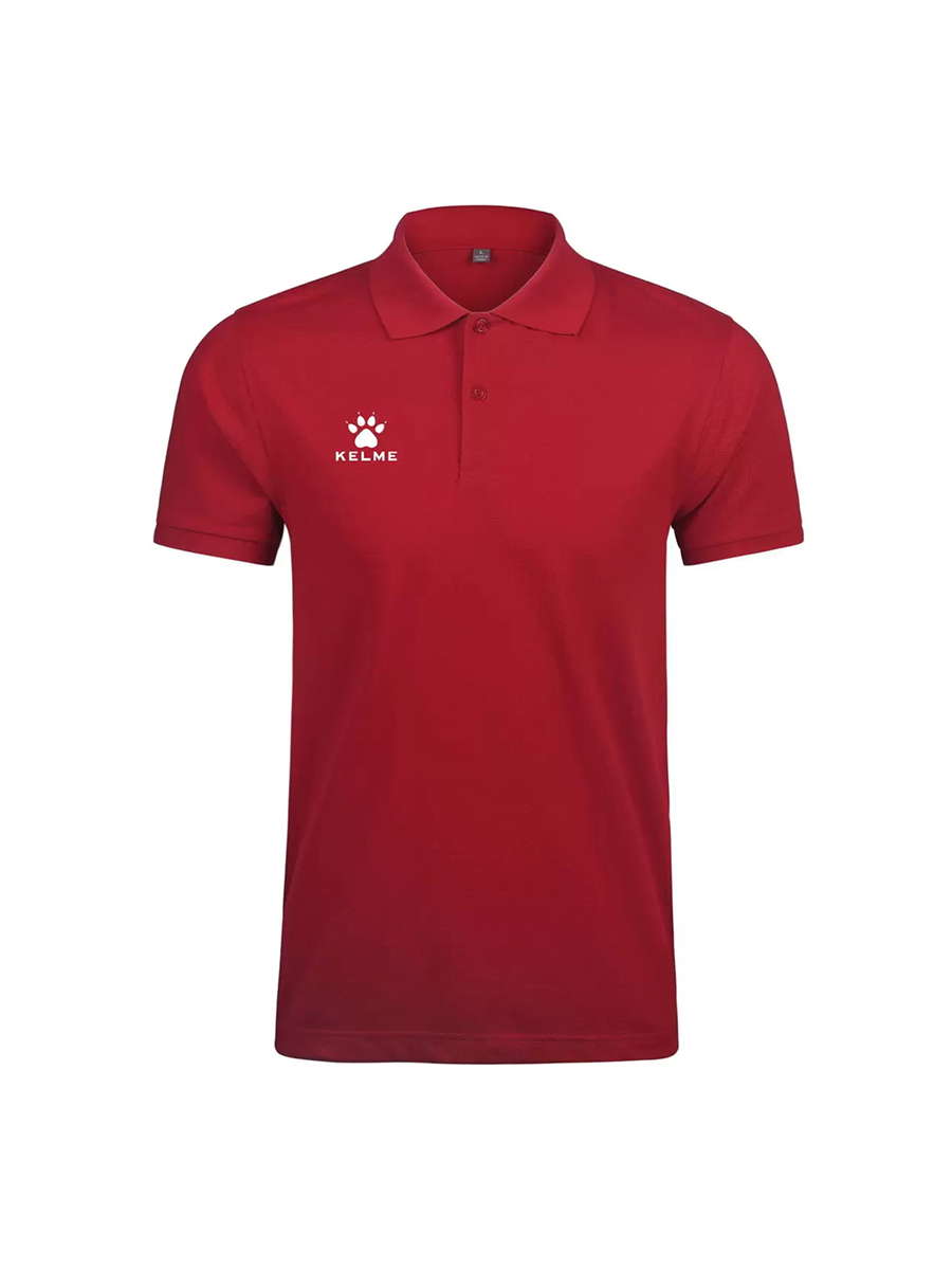 Футболка-поло KELME Short Sleeve Polo Shirt Red