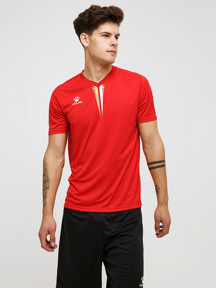 Футбольная форма KELME S/S Football Set (Red/Black)