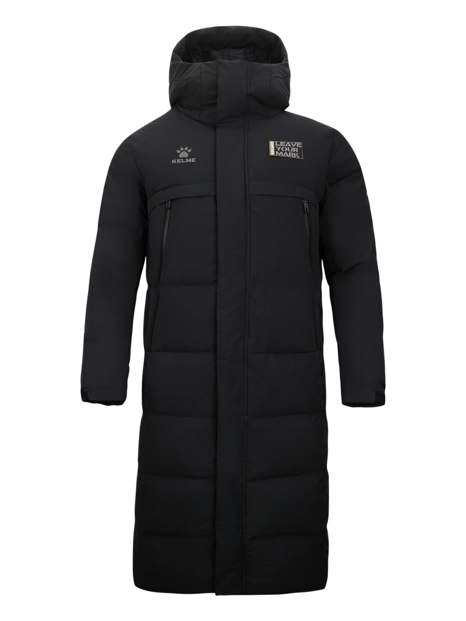 Пуховик KELME Long Down Jacket Black