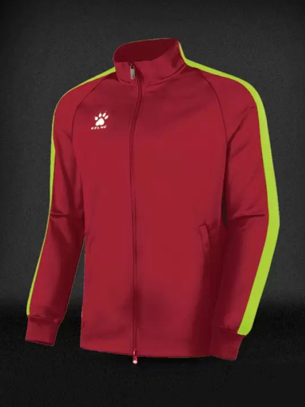 Олимпийка KELME Training Knitted Jacket (Red/Light Green)
