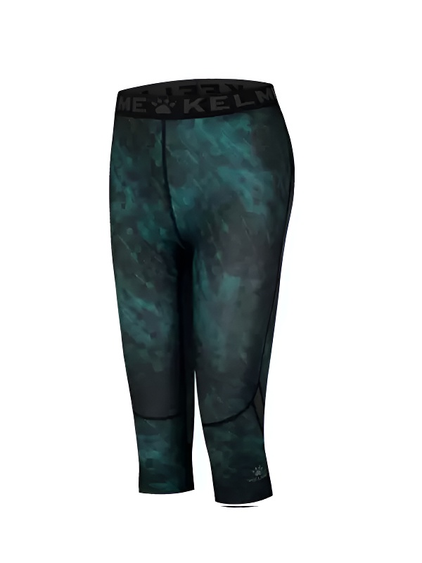 Бриджи KELME Women's Tight Cropped Trousers Dark Green
