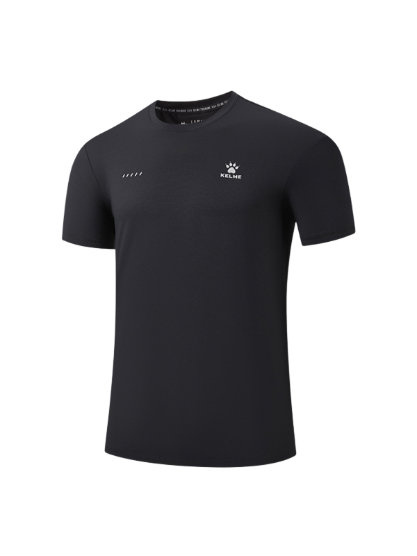 Футболка KELME Crew Neck Short-sleeved T-shirt Black