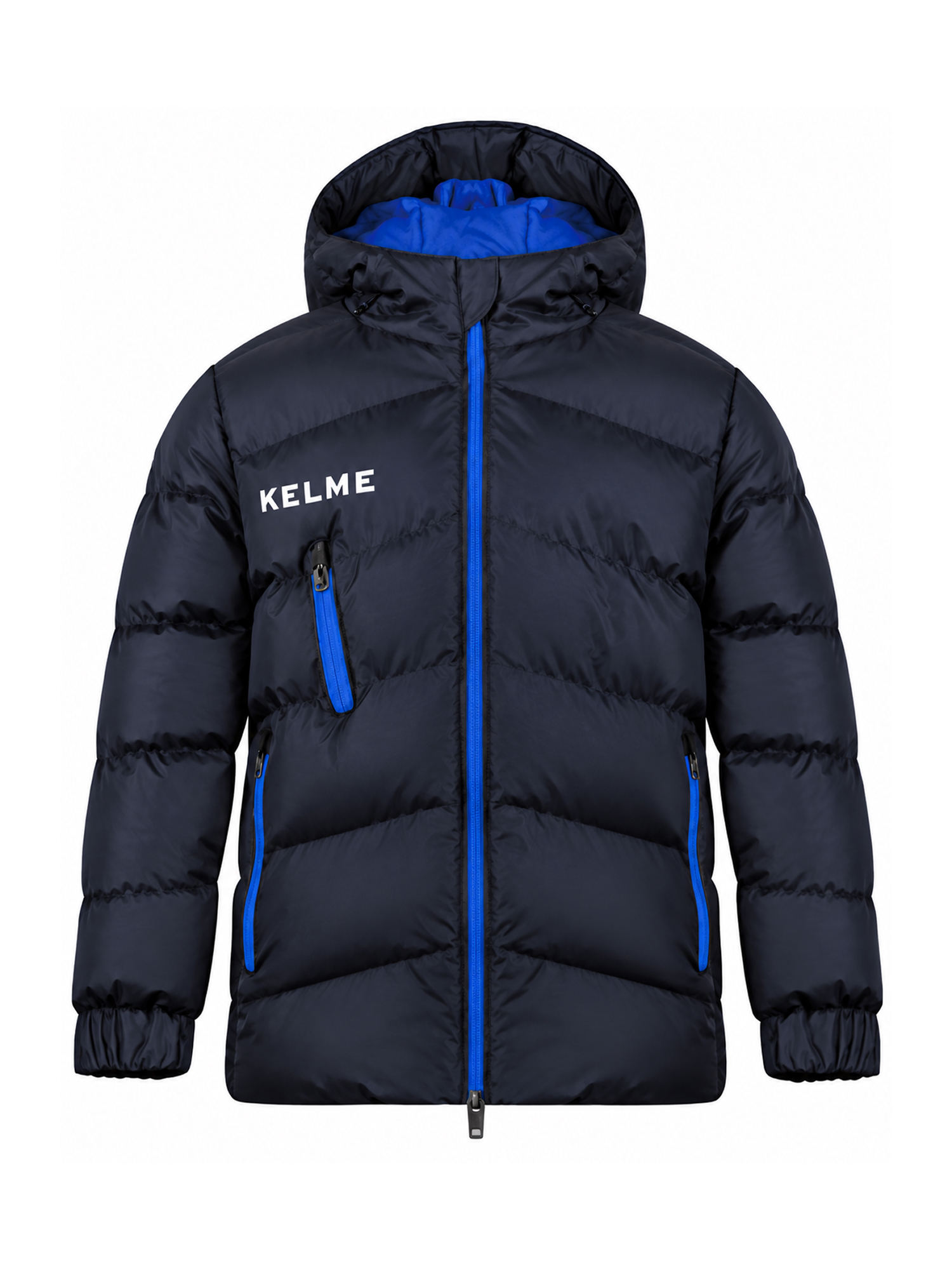 Детский пуховик KELME Padding Jacket Kids (Dark Blue/Blue)