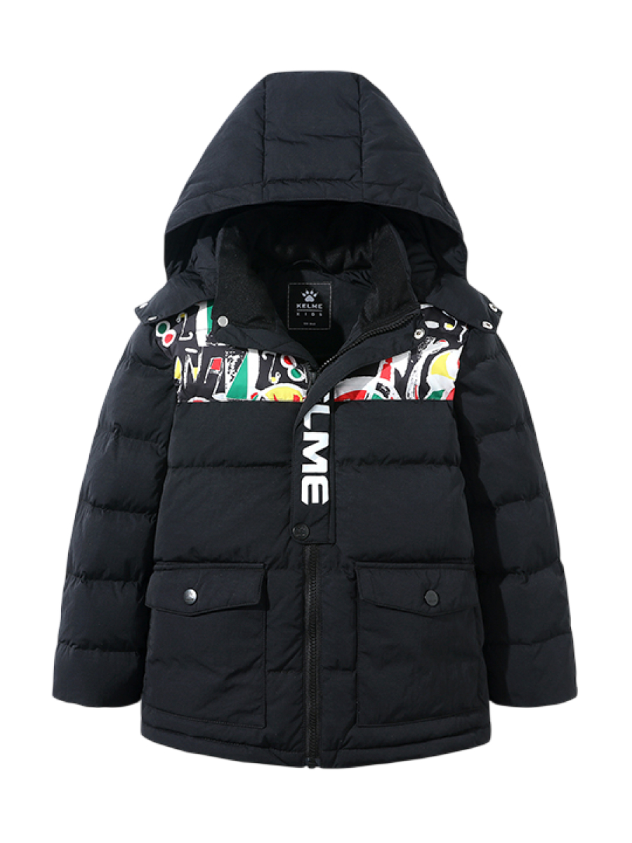 Детский пуховик KELME Boy's Down Jacket Black