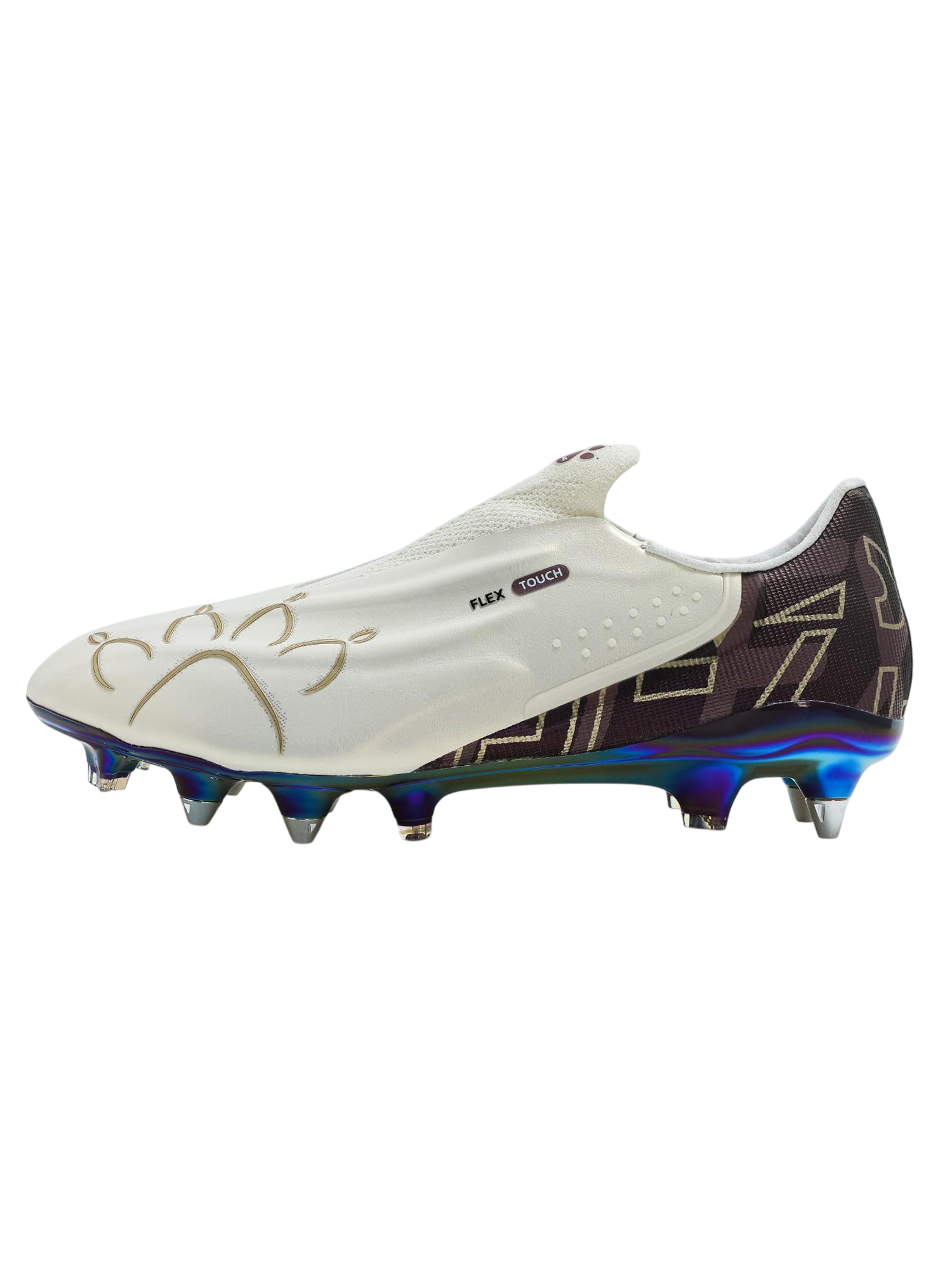 Бутсы KELME Men's Soccer Cleats (SG) (White/Brown)