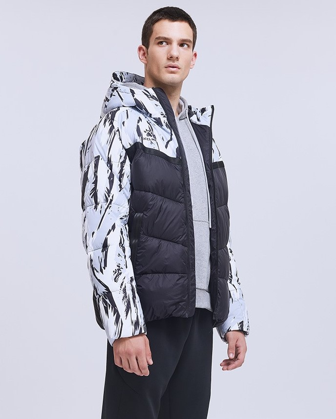 Пуховик KELME Hooded Short Padded Jacket Black