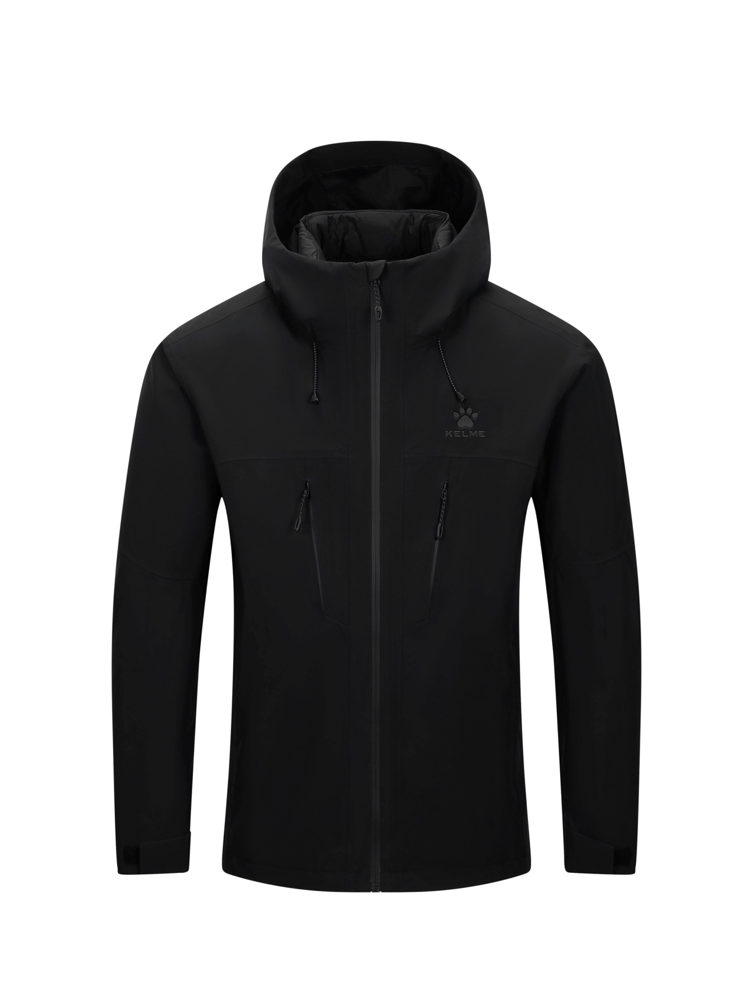 Демисезонная куртка KELME Waterproof Jacket (Down Liner) Black