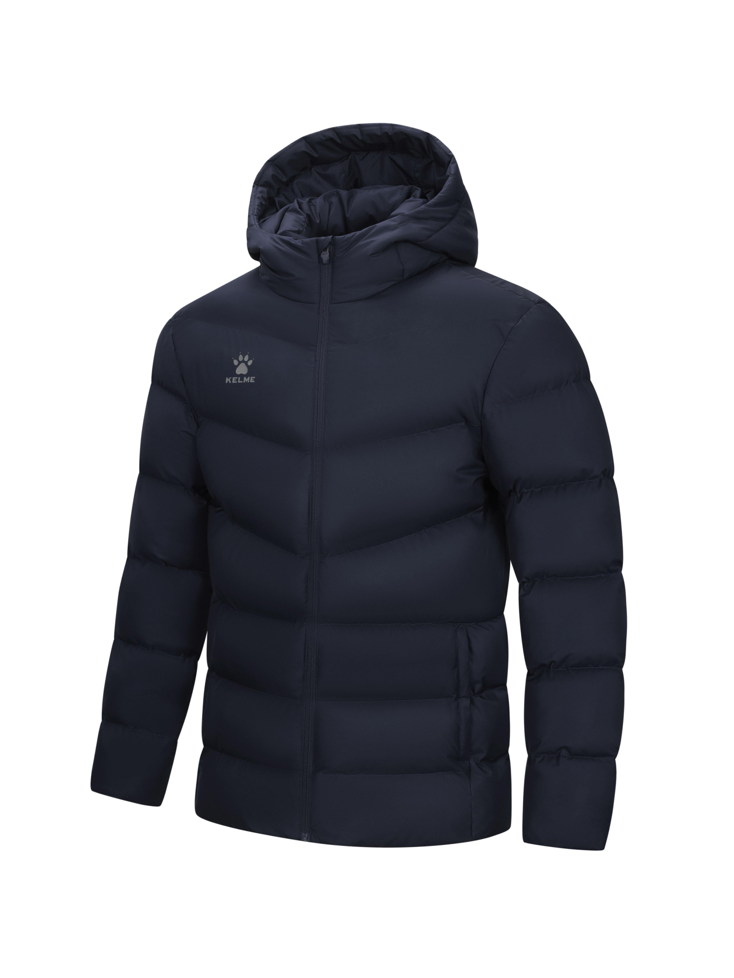 Детский пуховик KELME Children's Short Cotton Jacket Dark Blue
