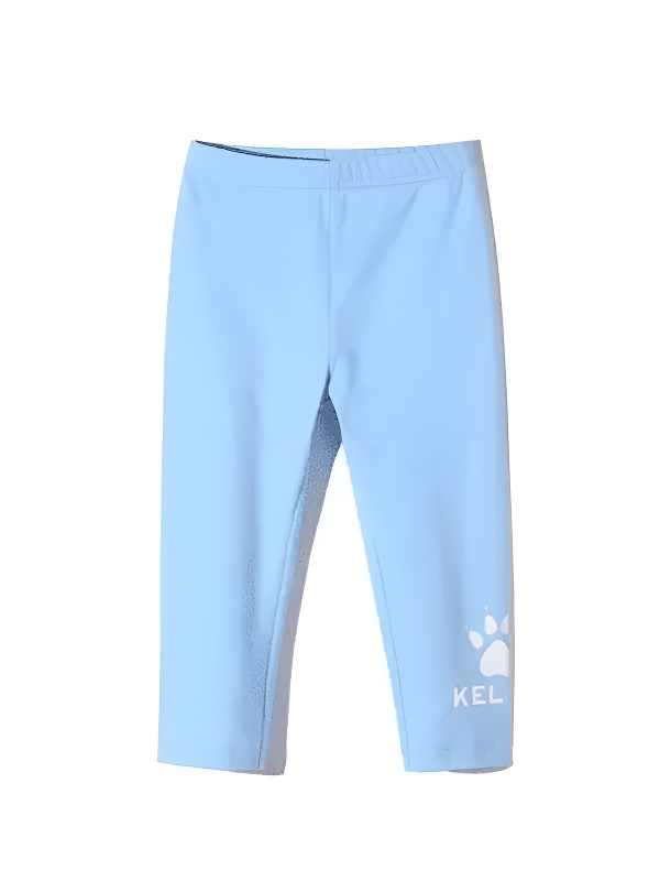 Детские бриджи KELME Girl's Knitted Cropped Trousers Light Blue