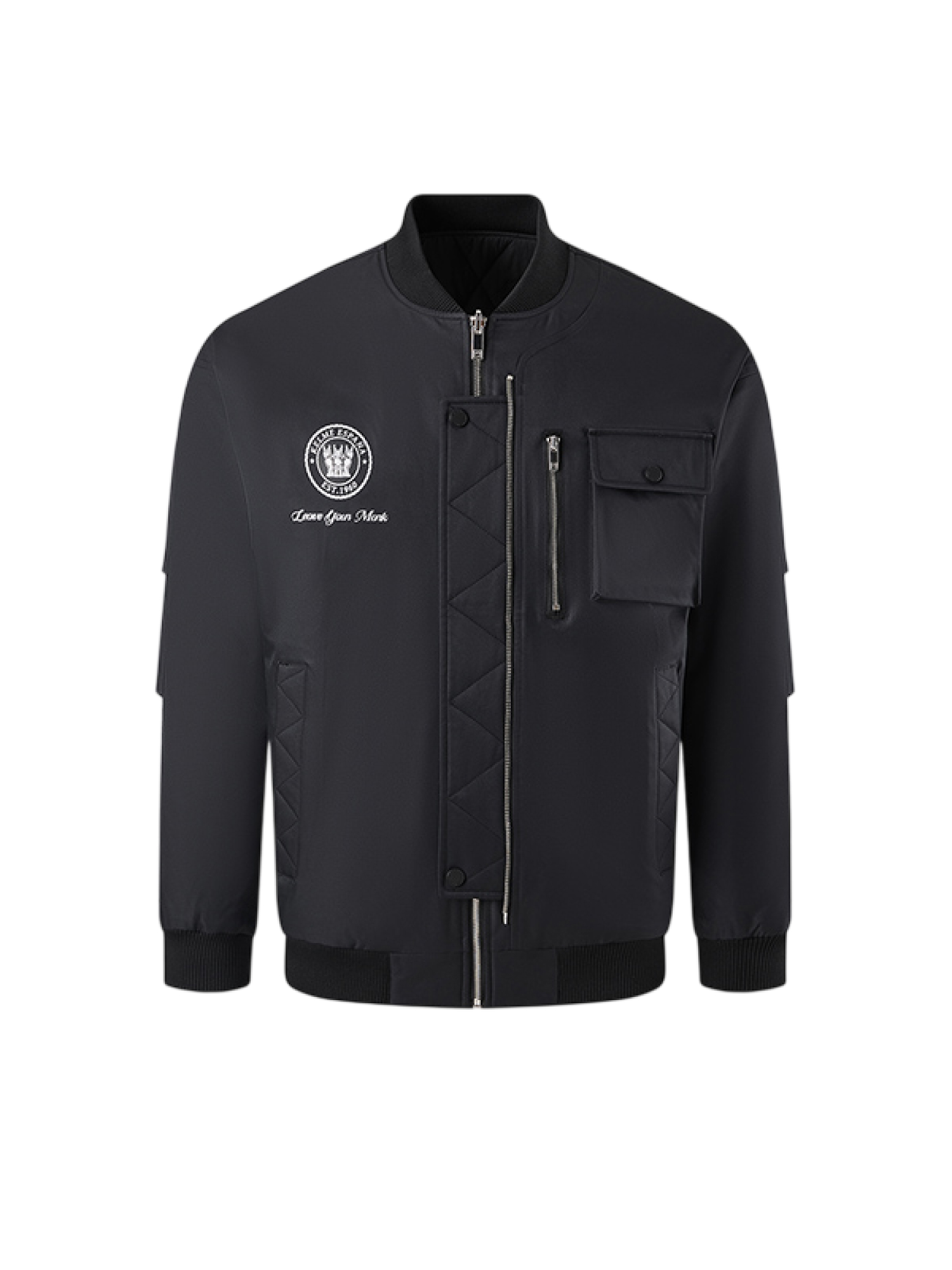 Бомбер KELME Reversible Baseball Jacket Black