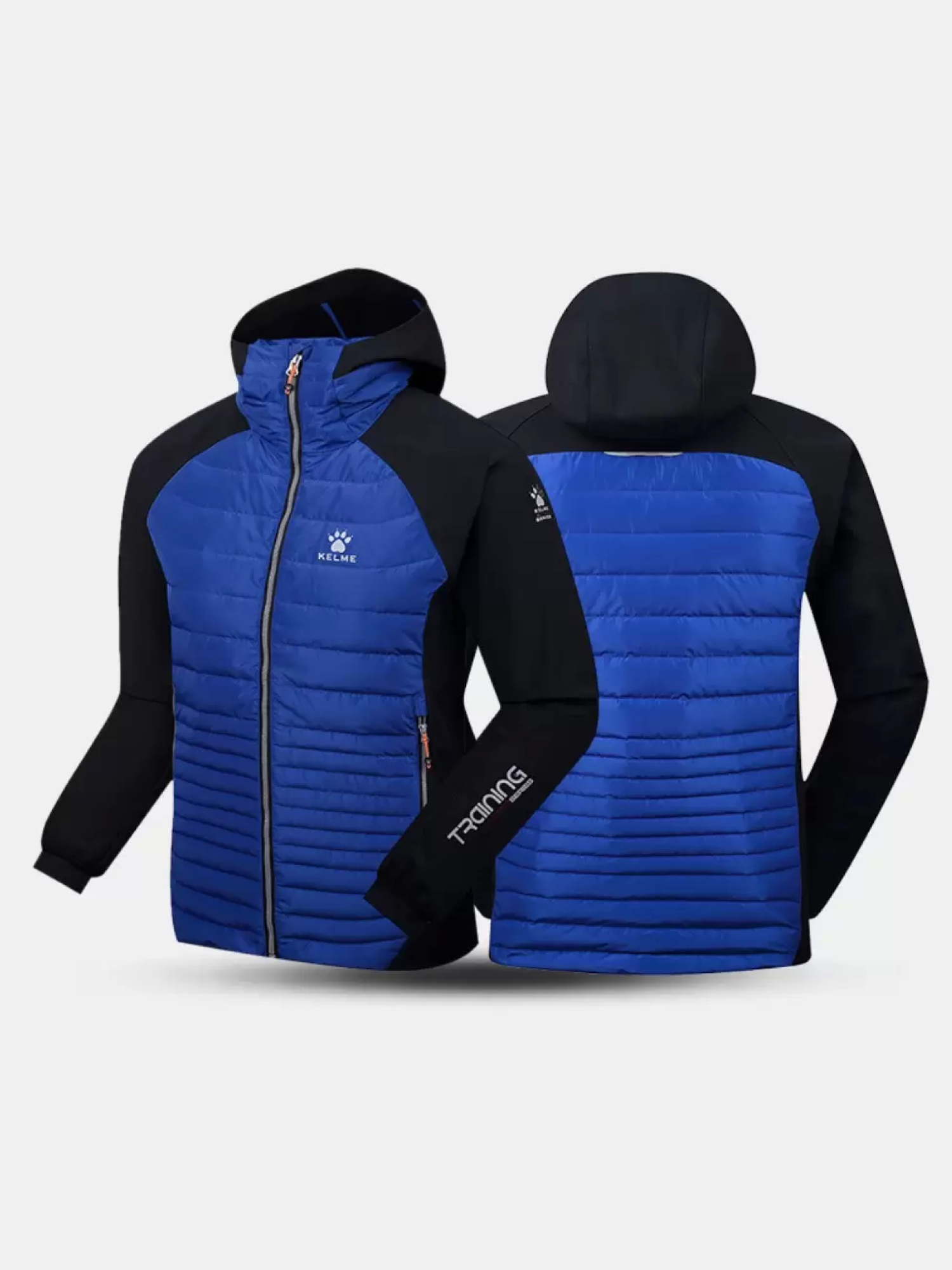 Пуховик KELME Men's Down Jacket (Blue/Black)